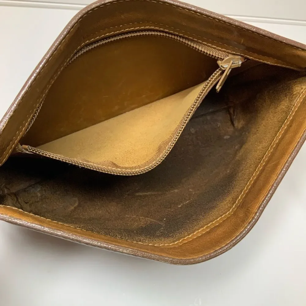 Vintage Ghurka No 40 The Escort Leather Shoulder Bag
